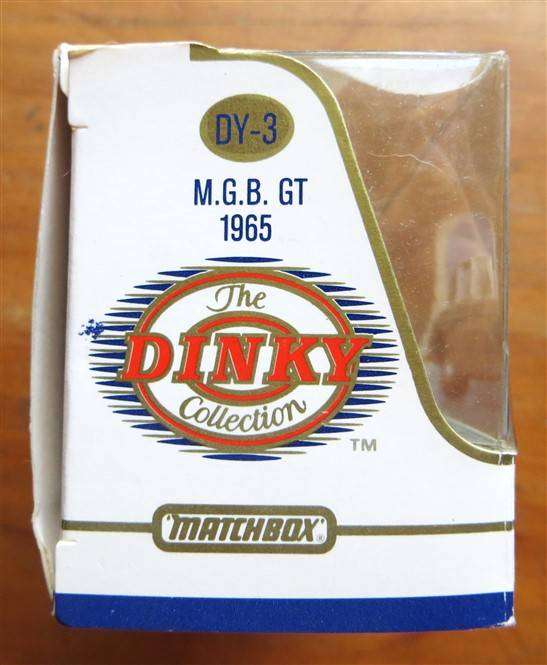 Dinky MGB GT 1965 in Box - 1:43 - Paint with display damage see pics