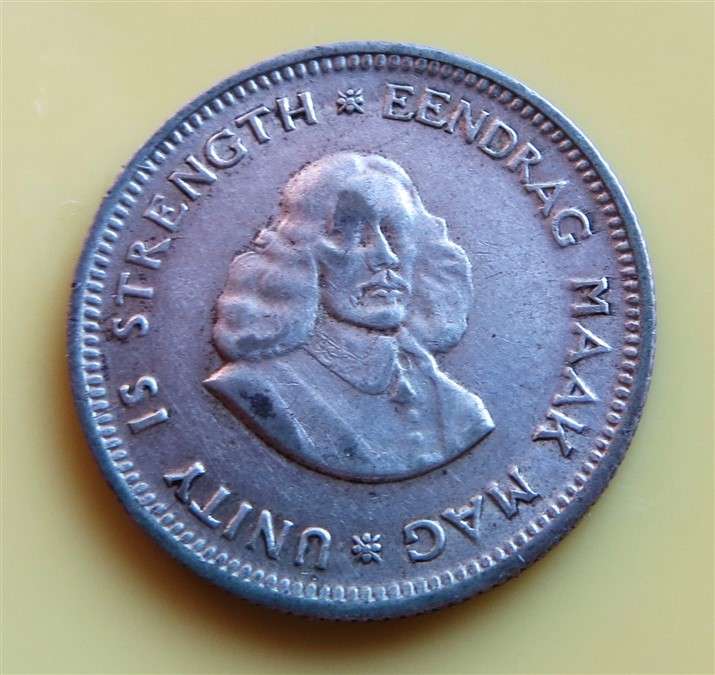 1962 RSA Silver 5c Coin