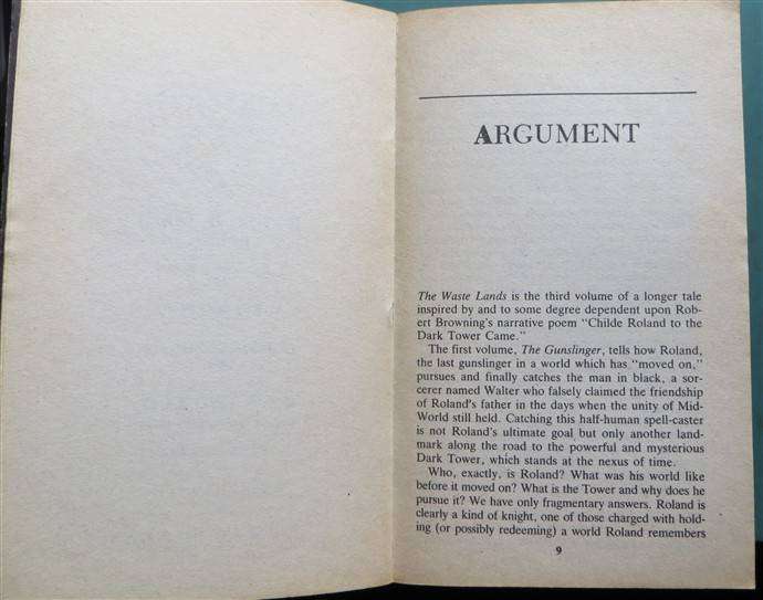Stephen King - The Wastelands - The Dark Tower III - foxing present