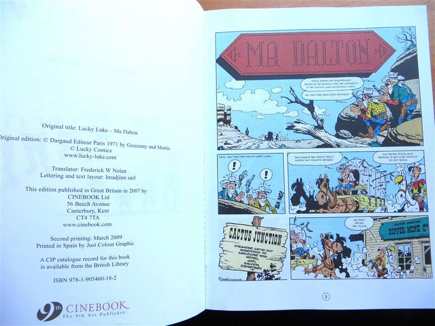 Ma Dalton - Lucky Luke - Morris & Goscinny Comic