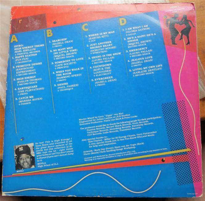 High Energy Double Dance 2 x LP Vintage Vinyl - VG