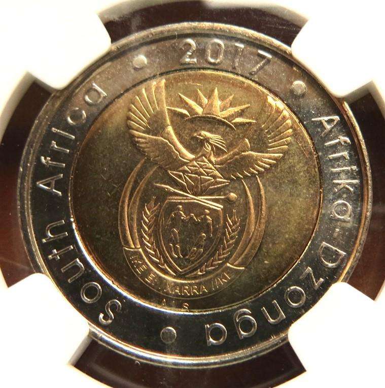 2017 Oliver Tambo R5 NGC MS66 - Only 21 in this Grade at NGC