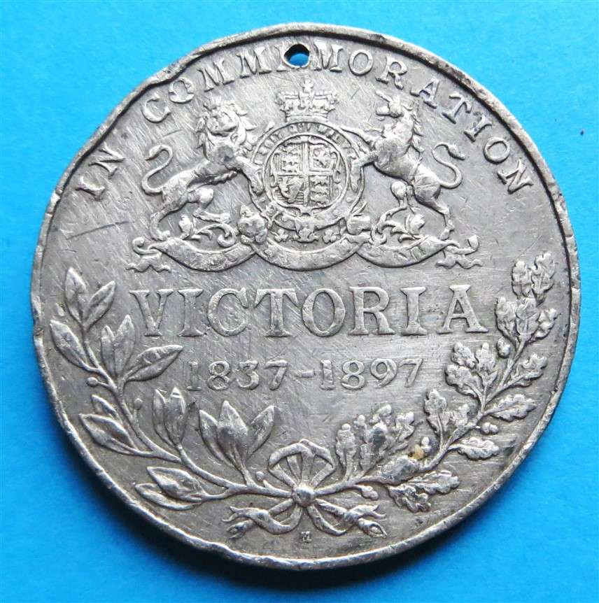 1897 Queen Victoria Medallion - 60 Years of Reign