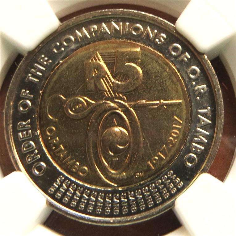 2017 Oliver Tambo R5 NGC MS66 - Only 21 in this Grade at NGC