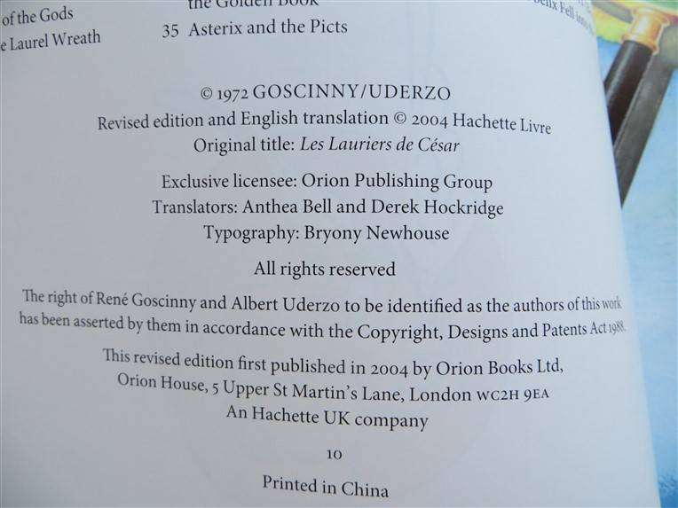 Asterix & the Laurel Wreath - Comic Book - Goscinny & Uderzo - good condition