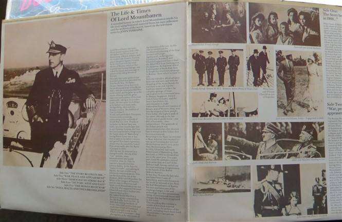 Life & Times of Lord Mountbatten 3 x LP Vintage Vinyl - VG