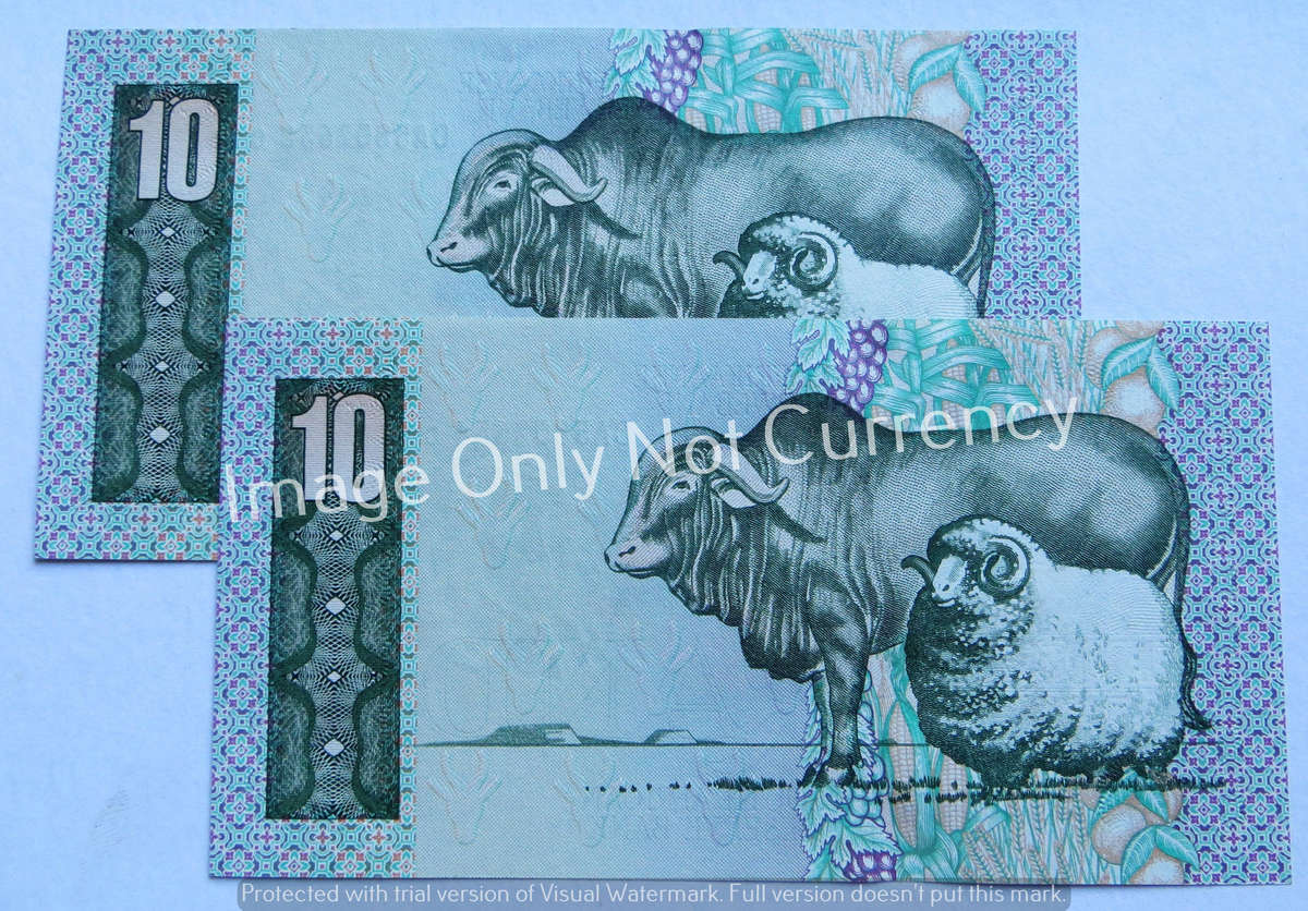 2 x Stals R10 notes - Even Numbers in Sequence CA5802632 / 4 - 1 Bid for Both