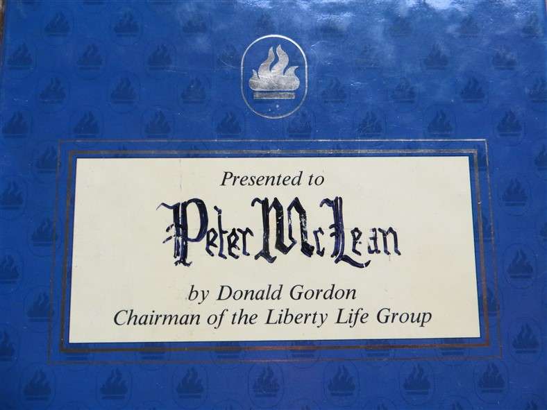 Larger Than Life - Donald Gordon - Signed Copy with presentation Dustcover