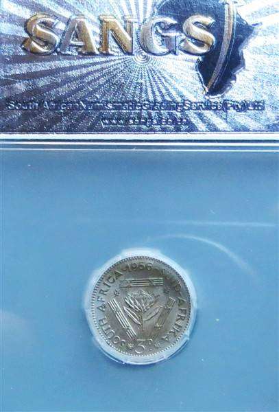 1956 Union Silver 3d - XF40 - SANGS