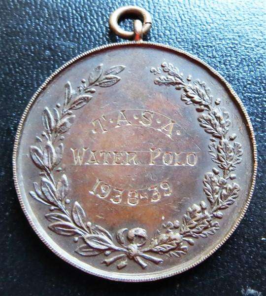 1938-39 T.A.S.A Water Polo Medal