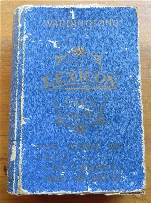 Waddington"s Lexicon Card Game + Rules Booklet & Box