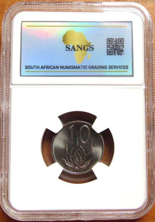 1974 RSA 10c SANGS MS63