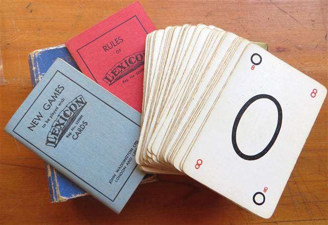 Waddington"s Lexicon Card Game + Rules Booklet & Box
