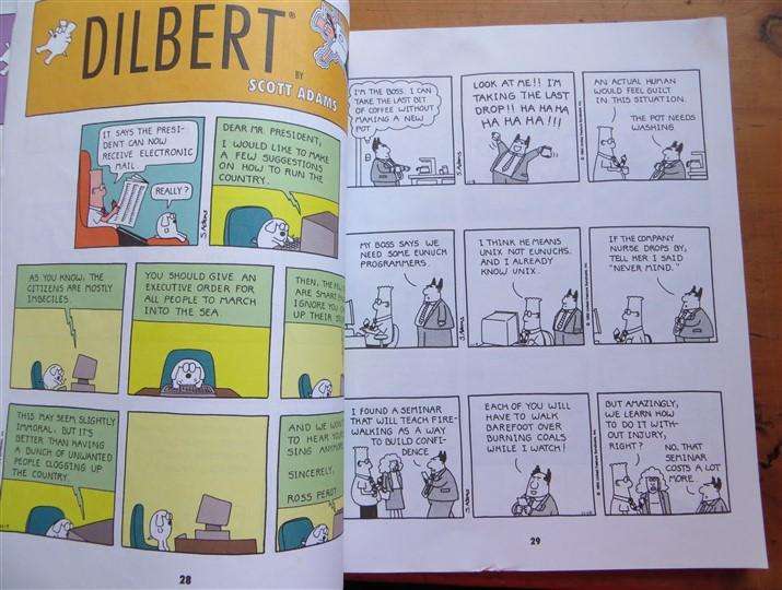 Fugitive from the Cubicle Police - Dilbert - Scott Adams