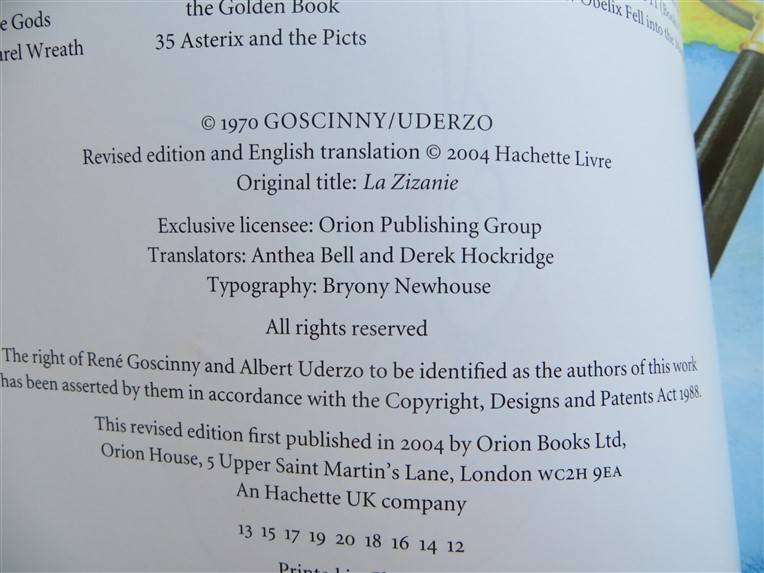 Asterix & the Roman Agent - Comic Book - Goscinny & Uderzo - good condition