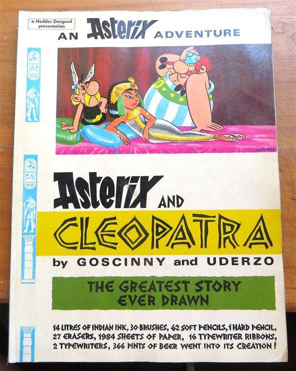 Asterix & Cleopatra - Comic Book - Goscinny & Uderzo - Water Damage Rescue