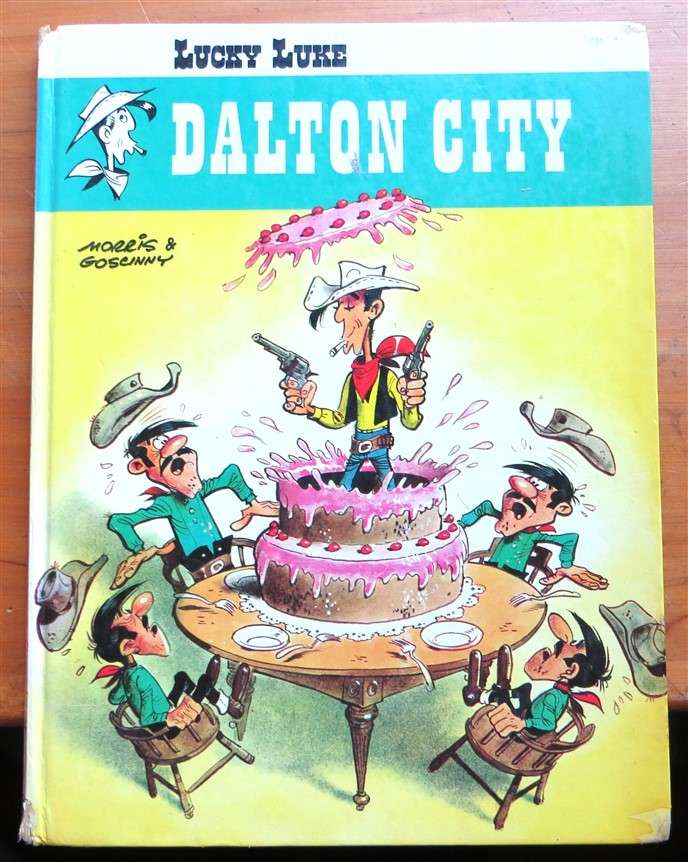 Dalton City - Vintage 1973 Hardcover - Lucky Luke - Morris & Goscinny Comic