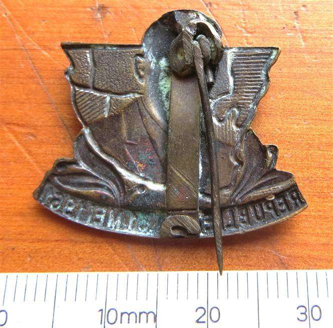 31 MEI 1961 - Republiek S,A Badge H.F Verwoerd -  Pin Type