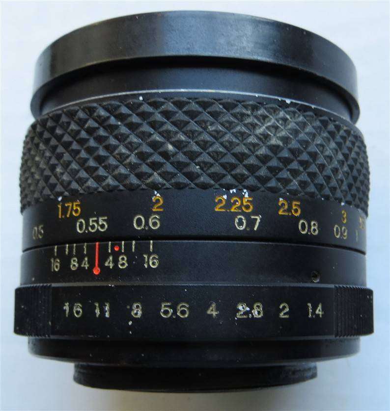 Vintage Yashica Yashinon Camera Lens 50mm 1:1.4  - Untested Sold As Is