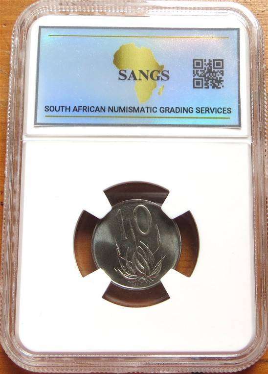 1976 RSA 10c SANGS MS64
