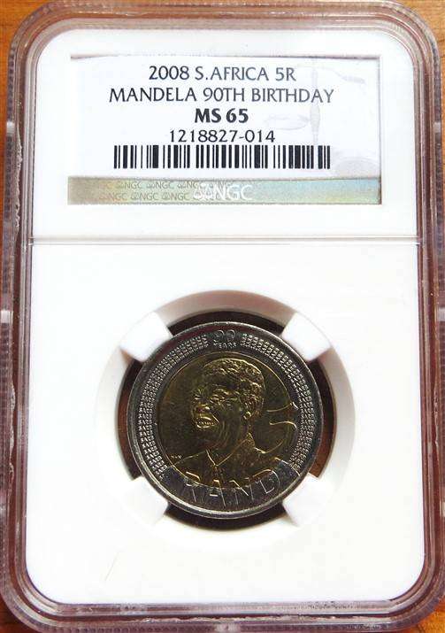2008 Mandela R5 NGC MS65