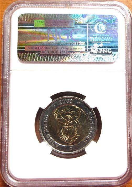 2008 Mandela R5 NGC MS65
