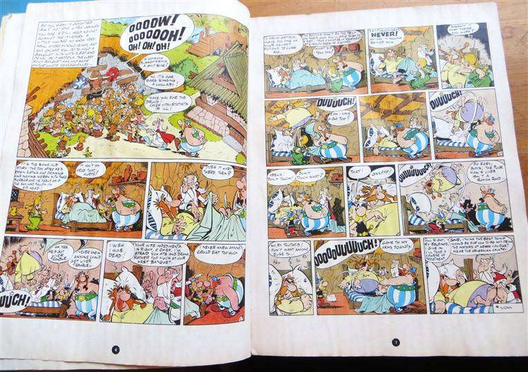 Asterix & the Chieftain's Shield - Comic Book - Goscinny & Uderzo - Water Damage Rescue