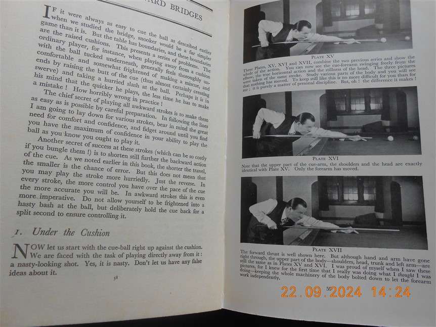 How I play Snooker - Joe Davis - 1950 Hardcover