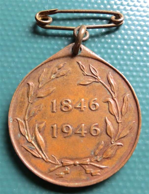 1846 - 1946 Bloemfontein Commemorative Medallion