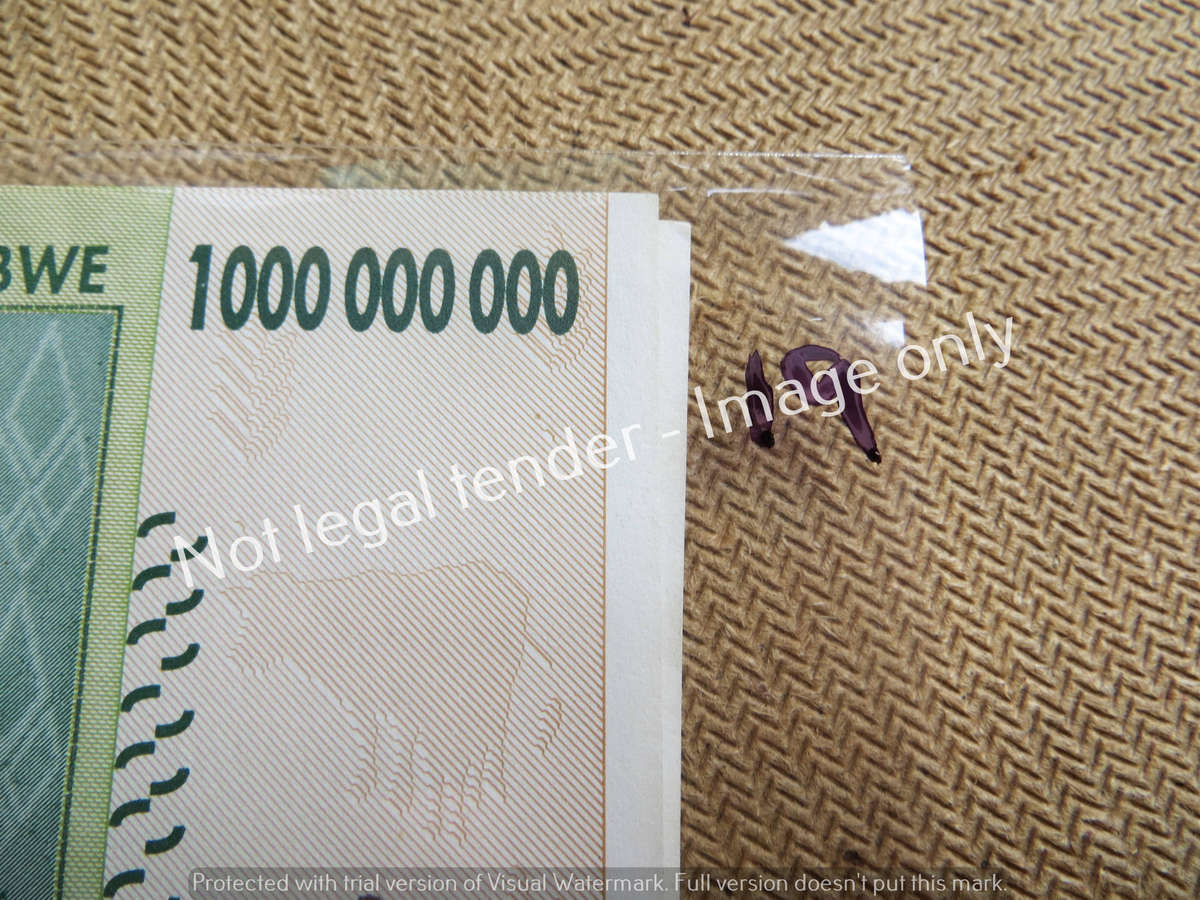 19 x 2008 Zimbabwe AA Prefix 1 Billion Dollars Consecutive In Sequence Notes - Condition