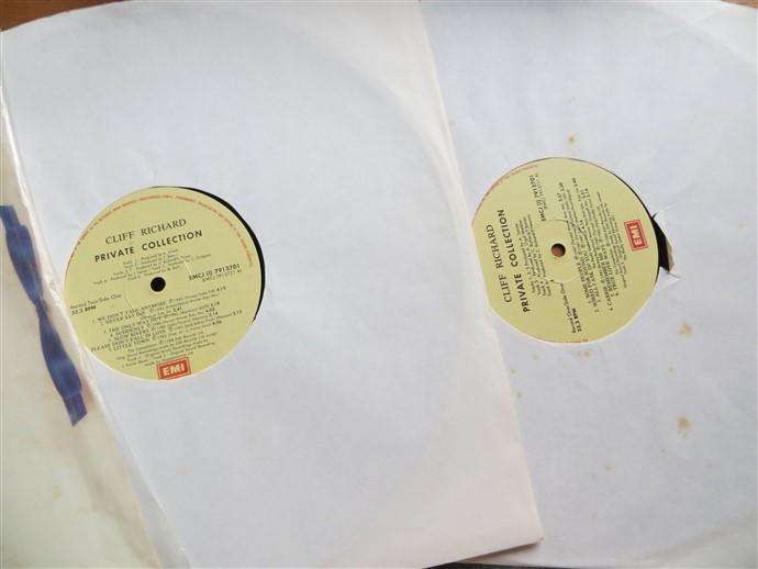 Cliff Richard - Private Collection Double LP  -  Vintage Vinyl LP