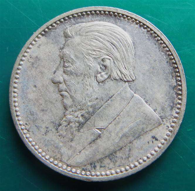 1897 ZAR 6d Six Pence Coin