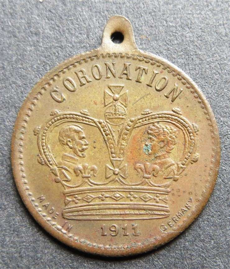 1911 Coronation Medallion - Barrats & Co. - Sweets are Pure
