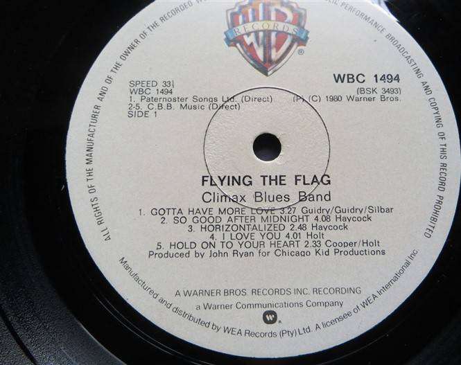 Climax Blues Band - Flying the Flag - LP Vintage Vinyl - VG