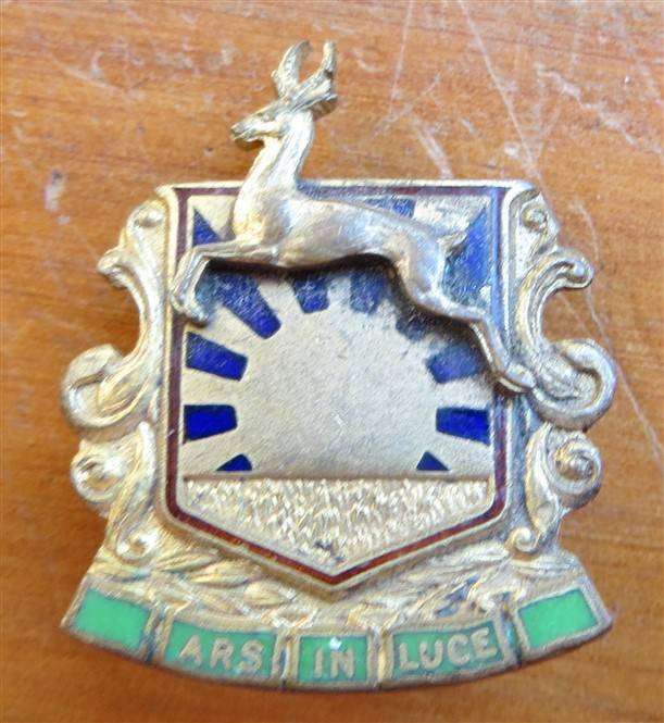 Vintage Ars In Luce lapel button badge Sprinbok