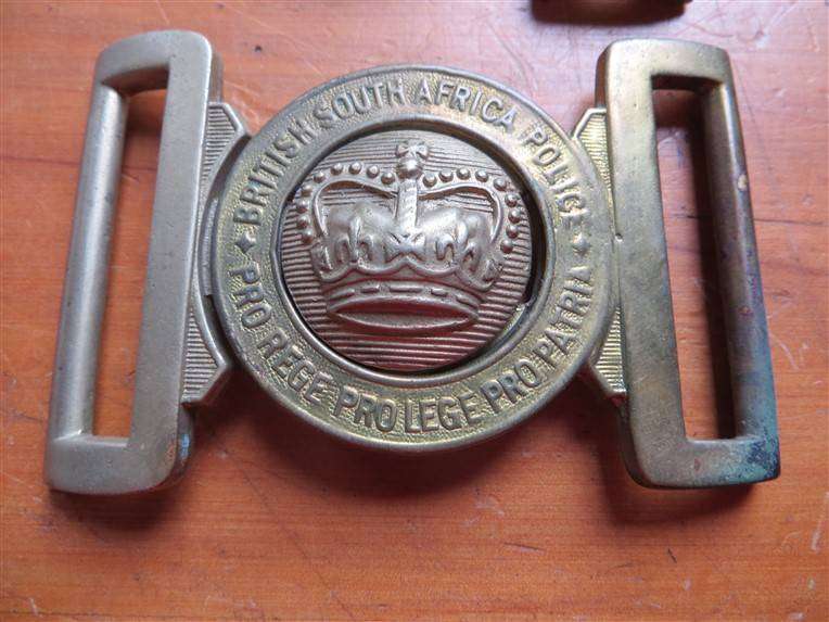 BSAP - 2 x Rhodesia British South Africa Police Belt Buckle Outers - Insert is not BSAP