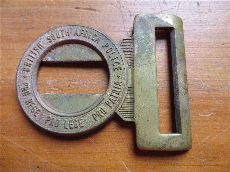 BSAP - 2 x Rhodesia British South Africa Police Belt Buckle Outers - Insert is not BSAP