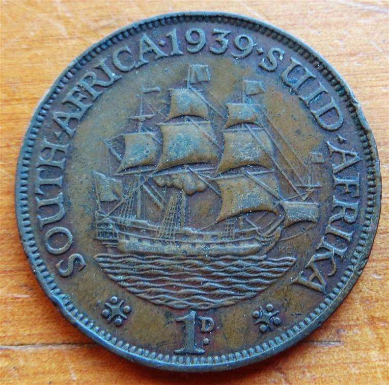 1939 SA Union 1d Penny