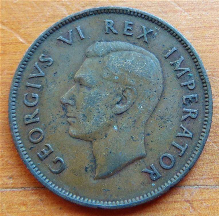 1939 SA Union 1d Penny