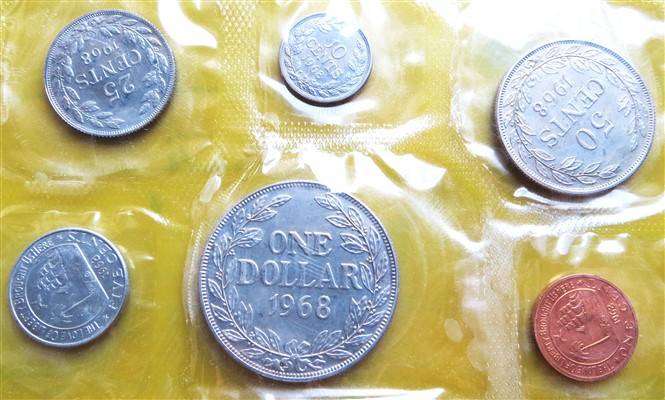 1968 Liberia Proof Set - Minted by US Mint