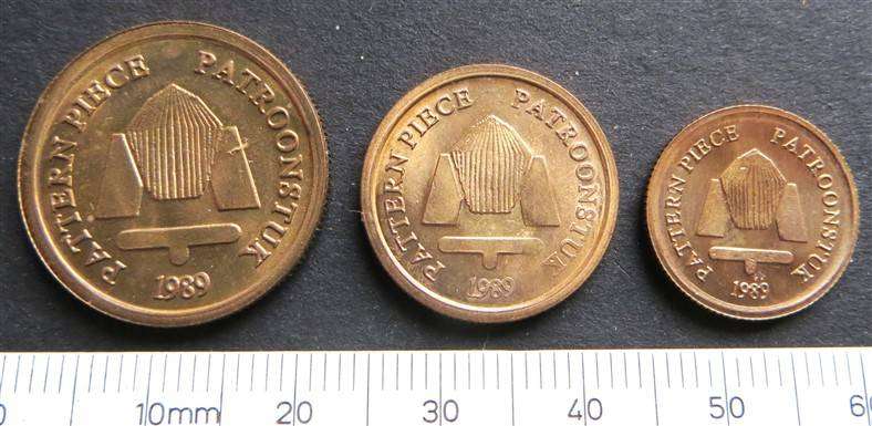 RSA 50c + 20c + 10c Pattern Coins