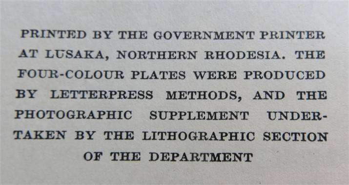 Birds of Northern Rhodesia - A Checklist (1957) Benson & White