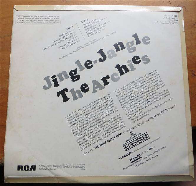 The Archies - Jingle Jangle - LP Vintage Vinyl - VG
