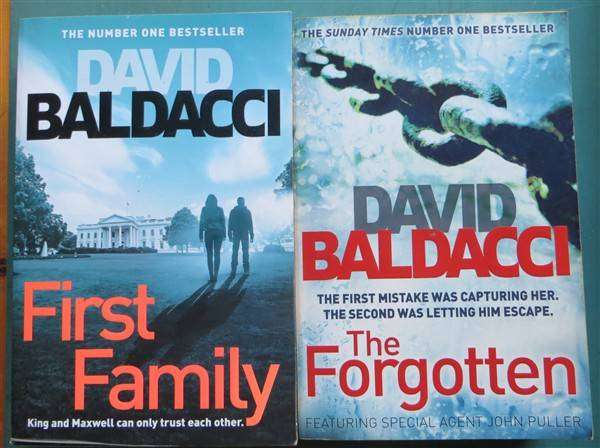 2 x David Baldacci - Both for 1 Bid - Foxing Present