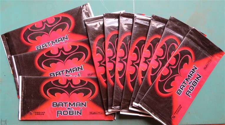 Batman & Robin Skybox Premium Sealed Card Packs (5 Cards) - Bid per Pack