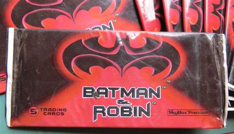 Batman & Robin Skybox Premium Sealed Card Packs (5 Cards) - Bid per Pack