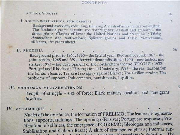 Armed Conflict in Southern Africa - Michael Morris - No Dustcover