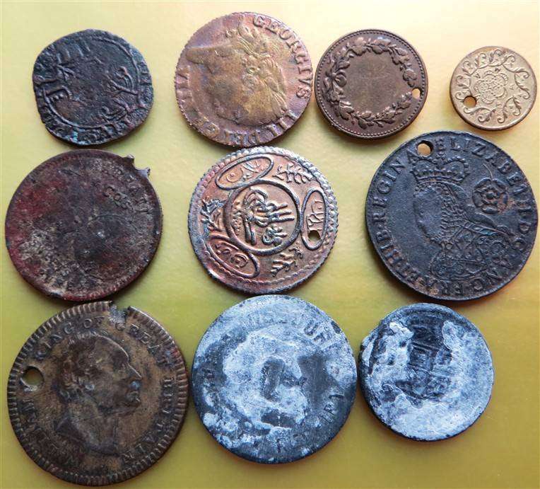 10 x Older World Tokens Lot