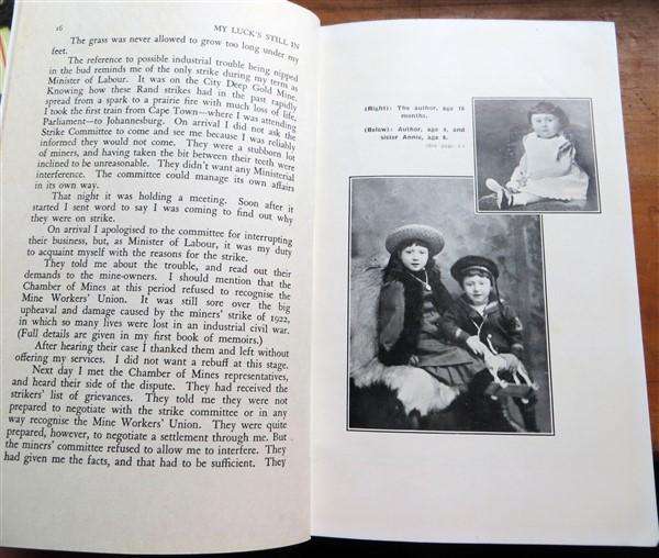 My Luck's Still In - Hon. T Boydell 1st Edition Signed by Author - Spotlights on Gen. Jan Smuts