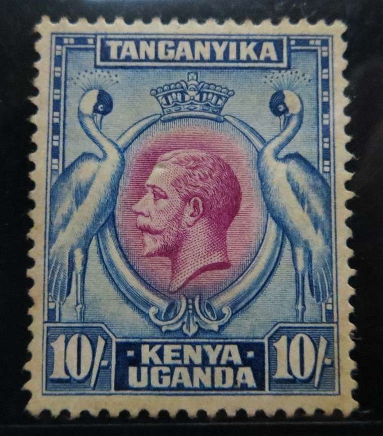 Kenya Uganda Tang. 10 Shilling SG.122